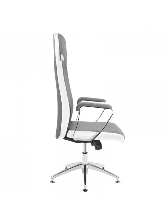 Rico A 1501-1 Косметичне крісло для педикюру та макіяжу сіро-біле