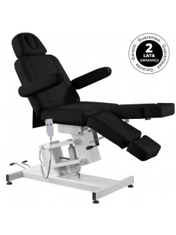 Fotel kosmetyczny elektr. Azzurro 706 pedi 1 siln. czarny