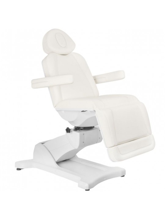 Electric beauty chair Azzurro 869A rotary 4 engines. white