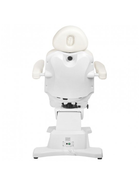 Electric beauty chair Azzurro 869A rotary 4 engines. white