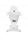 Electric beauty chair Azzurro 869A rotary 4 engines. white