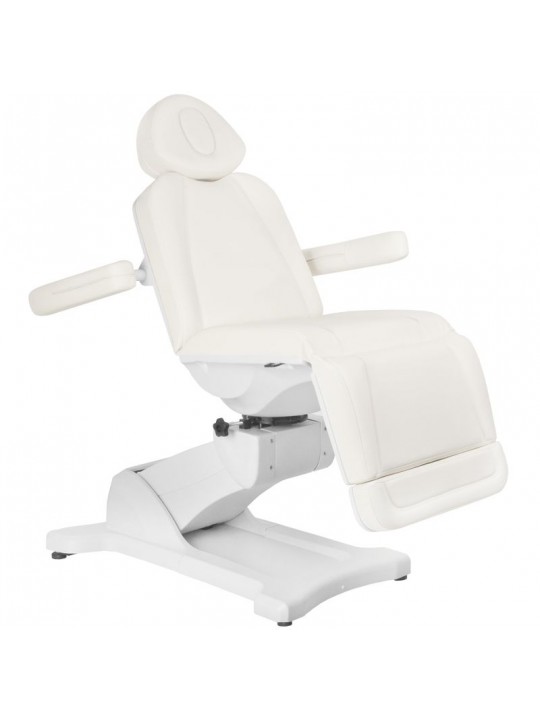 Electric beauty chair Azzurro 869A rotary 4 engines. white