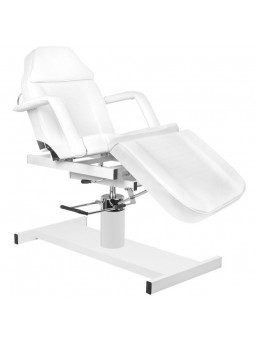 Hydraulic cosmetic chair. A 210D with a white cradle