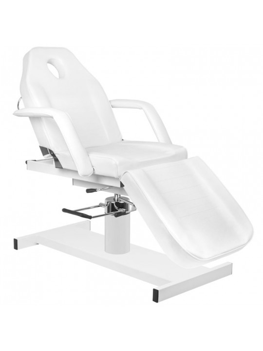 Hydraulic cosmetic chair. A 210D with a white cradle