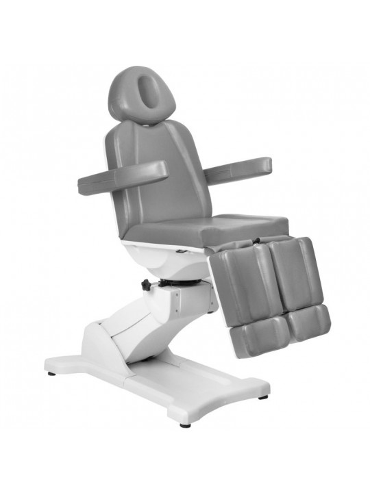 Electric beauty chair Azzurro 869AS rotary pedi 5 motors. gray