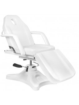 Hydraulic cosmetic chair. A 234D with a white cradle