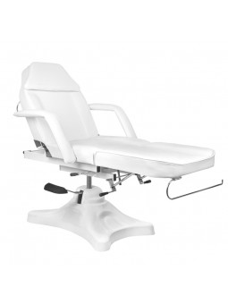Hydraulic cosmetic chair. A 234D with a white cradle
