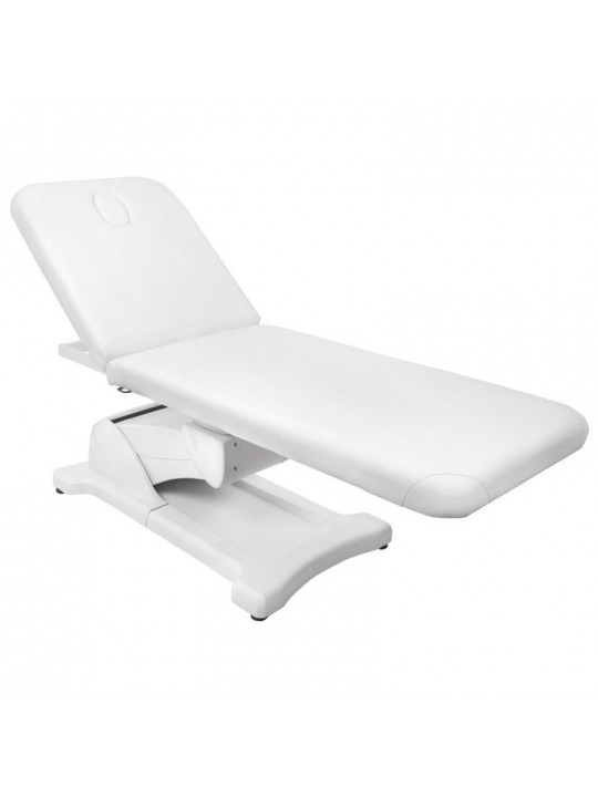 Elektrisches Bett für Massage Azzurro 808 2 Motor. Weiss