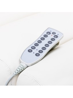 Fotel kosmetyczny elektr. Azzurro 878 5 siln. biały