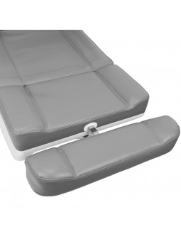 Fotel kosmetyczny elektr. Azzurro 708A 4 siln. szary podgrzewany