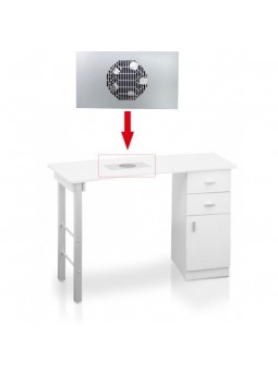 Pochłaniacz pyłu do zabudowy Momo S-41 srebrny