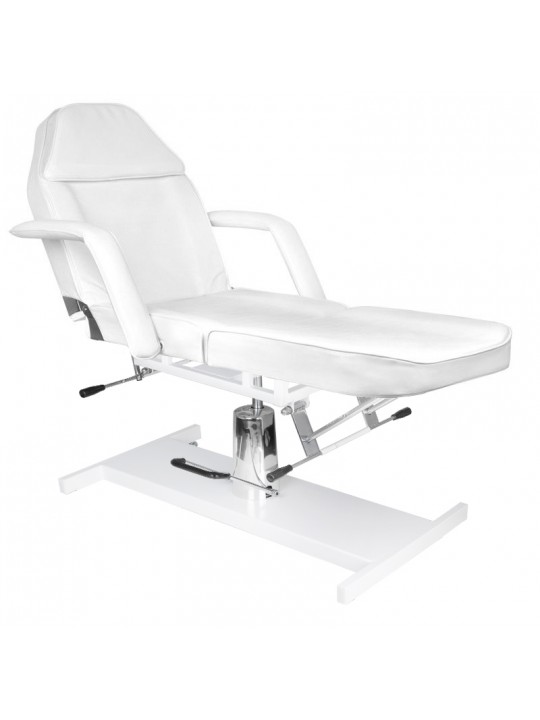 Fotel kosmetyczny hyd. Basic 210 biały