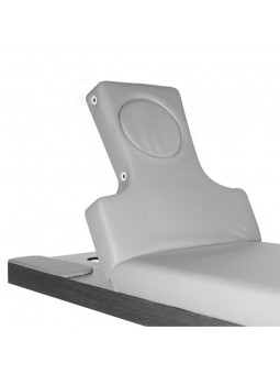 Lázeňské kosmetické lehátko Azzurro 815B, svítící šedé dřevo, vyhřívané