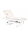 Spa beauty lounger Azzurro 815B, glowing white, heated