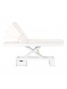 Spa beauty lounger Azzurro 815B, glowing white, heated