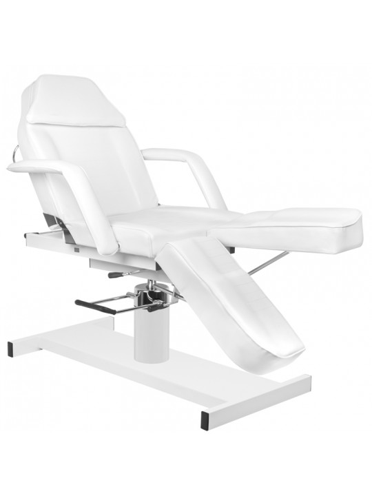 Scaun cosmetic hidraulic. Un alb pedi 210C