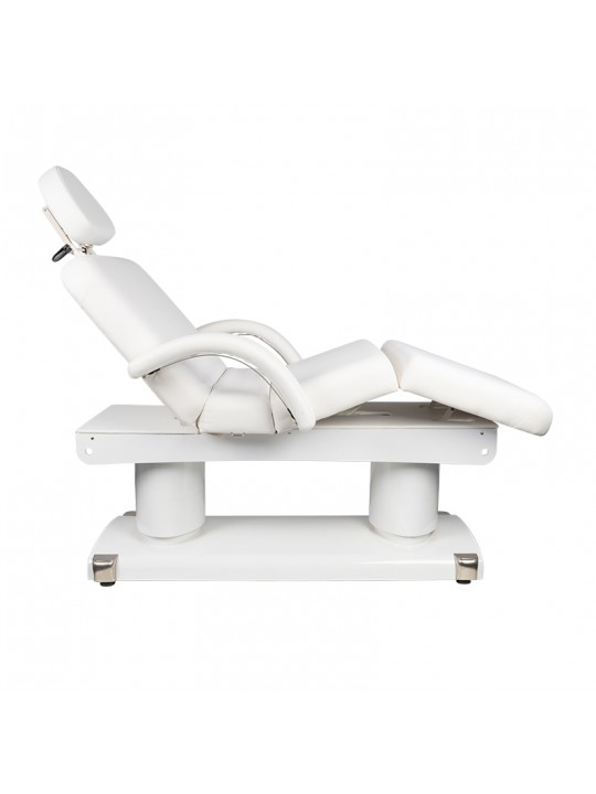 Spa beauty lounger Azzurro 838A 4 motors. white heated