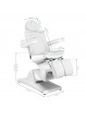 Electric beauty chair Azzurro 870S pedi 3 engines white