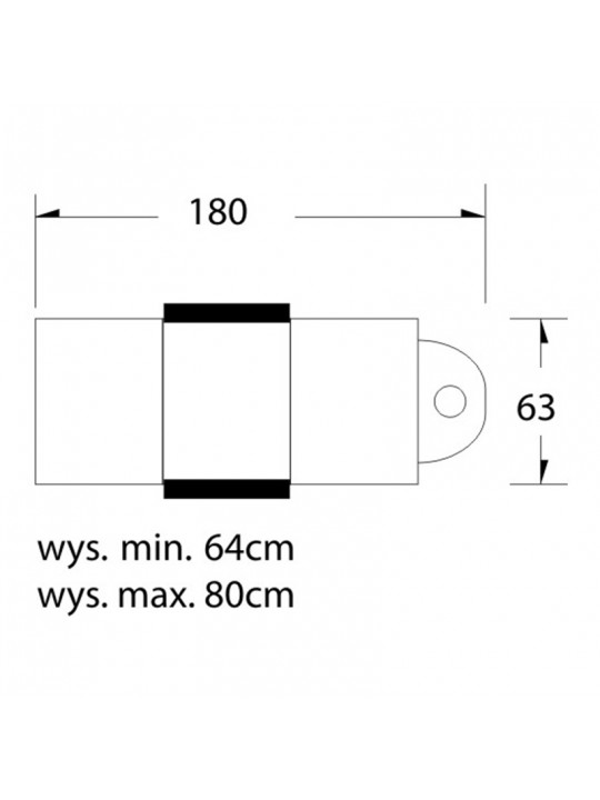 Hydraulické kosmetické křeslo. Základní 210 bílá na kolečkách