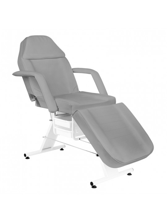 Fotel kosmetyczny A202 z kuwetami szary