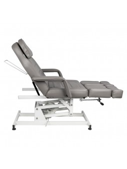 Fotel kosmetyczny elektr. Azzurro 673AS pedi 1 siln. szary