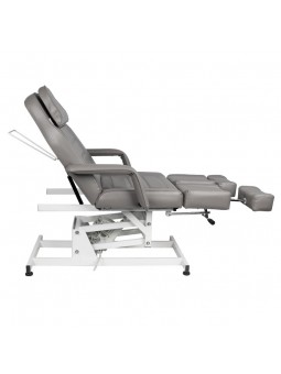 Fotel kosmetyczny elektr. Azzurro 673AS pedi 1 siln. szary