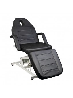 Fotel kosmetyczny elektr. Azzurro 673A 1 siln. czarny