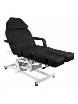 Fotel kosmetyczny elektr. Azzurro 673AS pedi 1 siln. czarny