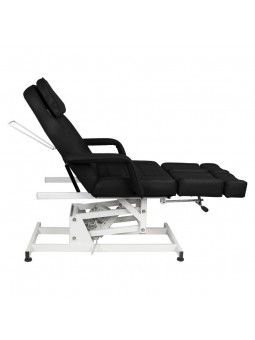 Fotel kosmetyczny elektr. Azzurro 673AS pedi 1 siln. czarny