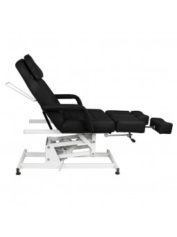 Fotel kosmetyczny elektr. Azzurro 673AS pedi 1 siln. czarny