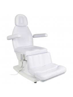 Fotel kosmetyczny podologiczny elektr. Kate 4 siln. biały