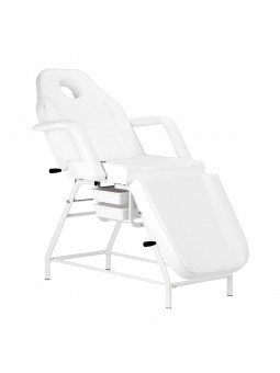 557A kosmetinė kėdė su baltomis kiuvetėmis