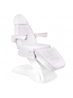 SILLON Lux 273b elektrischer Kosmetikstuhl, 3 Motoren, weiß