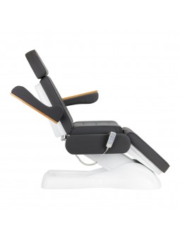 Fotel kosmetyczny elektryczny SILLON Lux 273b 3 silniki szary