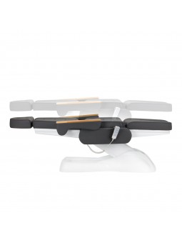 Fotel kosmetyczny elektryczny SILLON Lux 273b 3 silniki szary