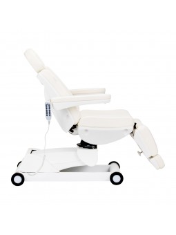 Косметичне електричне поворотне крісло Azzurro 873, біле