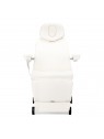 Fotel kosmetyczny elektryczny obrotowy Azzurro 873 biały