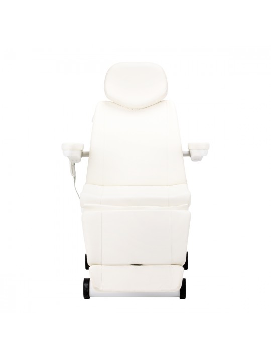 Azzurro 873 electric swivel cosmetic chair, white