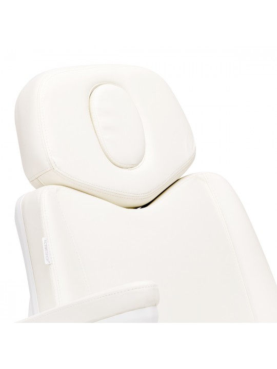 Електрообертове косметичне крісло Azzurro 873 біле