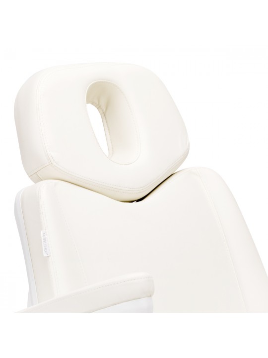 Fotel kosmetyczny elektryczny obrotowy Azzurro 873 pedi biały