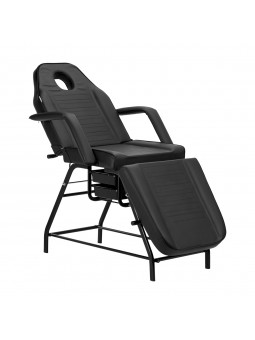 557A Kosmetikstuhl mit schwarzen Tabletts