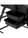 557A cosmetic chair with black trays