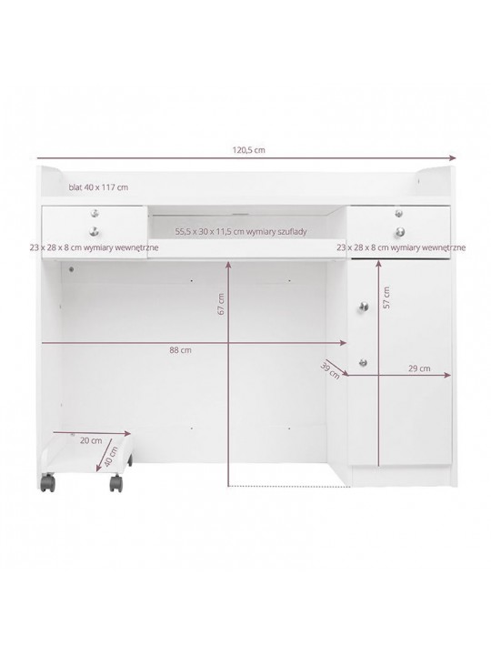 Hair System receptie 001D alb