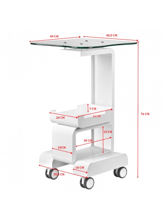 Cosmetic table for device 082