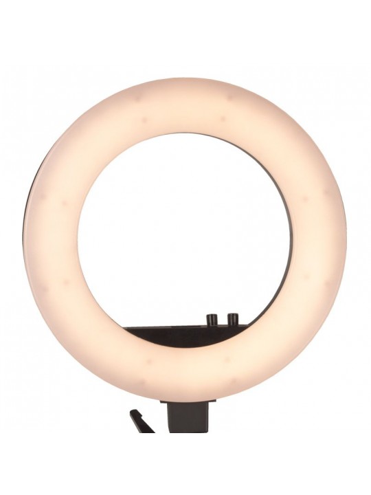 Lampa pierścieniowa Ring light 18' 48W led czarna + statyw