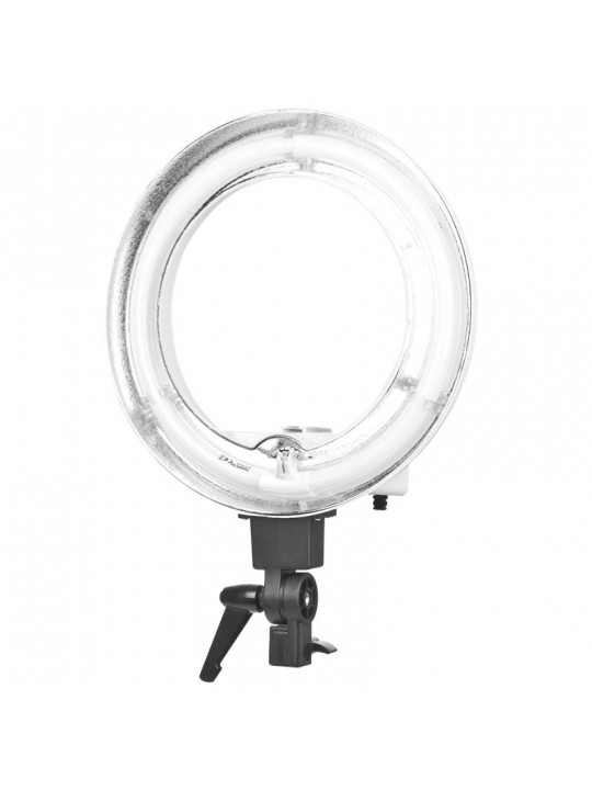 Lampa pierścieniowa Ring light 12' 35W fluorescent biała + statyw