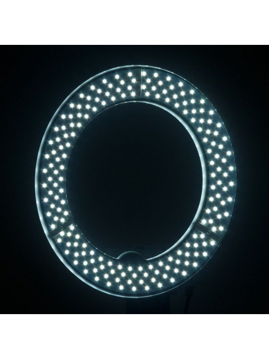 Lampa pierścieniowa Ring light 12' 35W led biała + statyw
