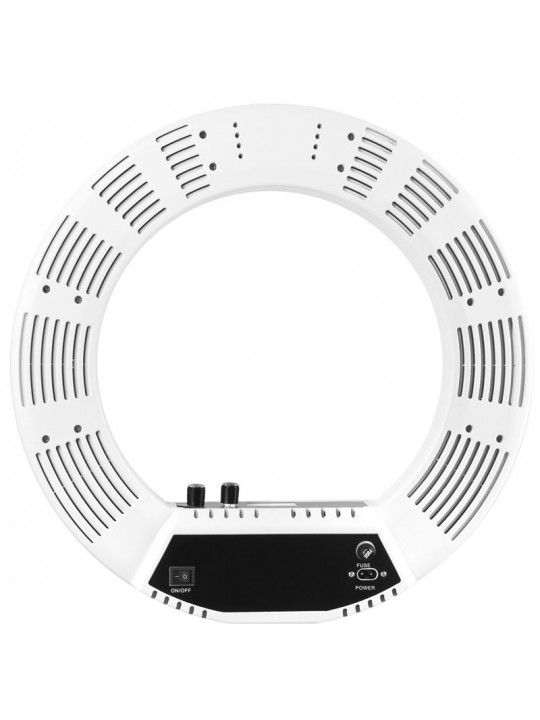 Kruhové světlo 18' 48W bílá LED kruhová lampa + stativ