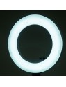 Žiedinė lemputė 18' 48W balta LED žiedinė lempa + trikojis