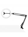 Ring light 10' 8W black LED ring lamp for countertop